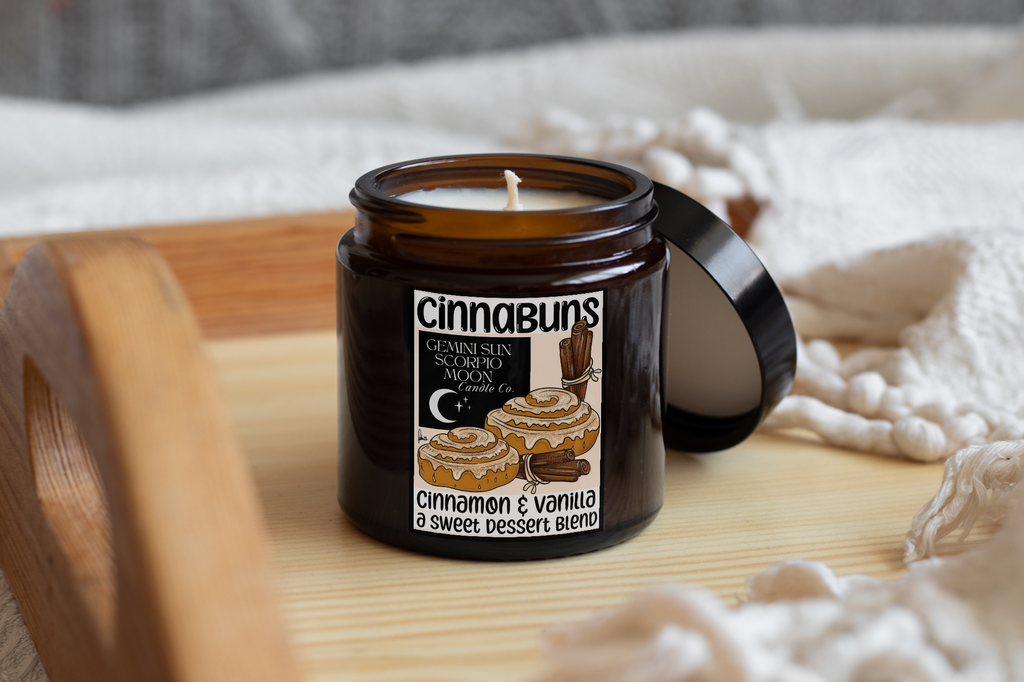 Homey Amber candles with lid 250ml