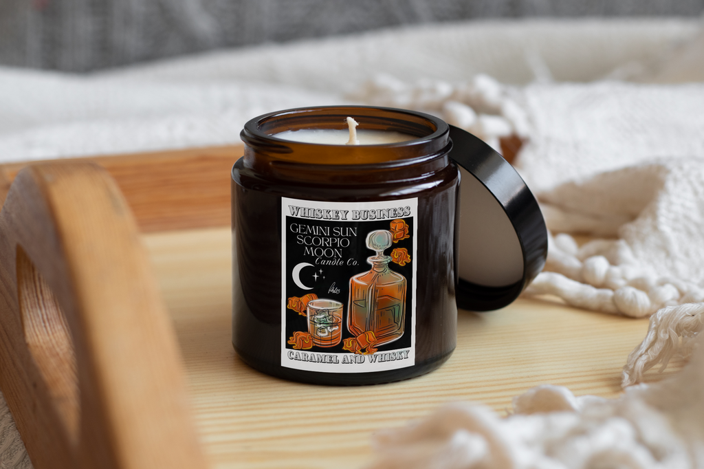 Homey Amber candles with lid 250ml