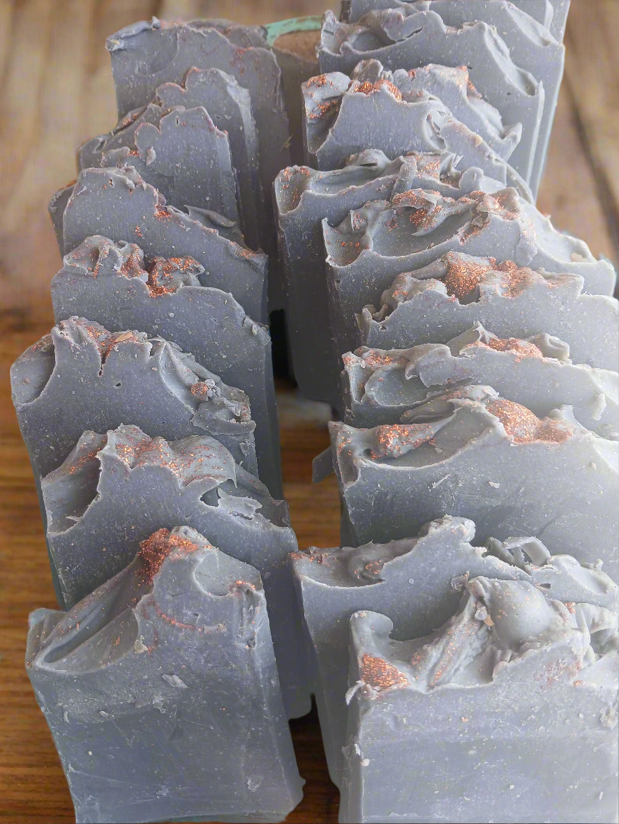 Black Magic activated charcoal soap with 50 shades fragrance type