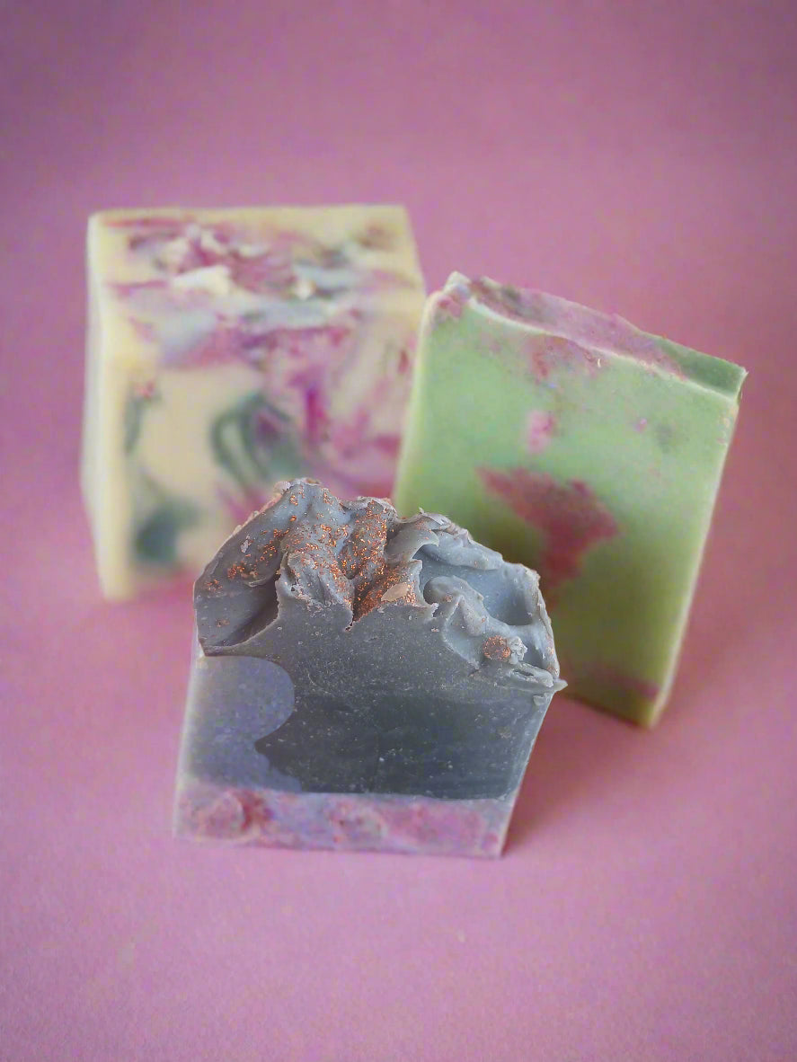 Black Magic activated charcoal soap with 50 shades fragrance type