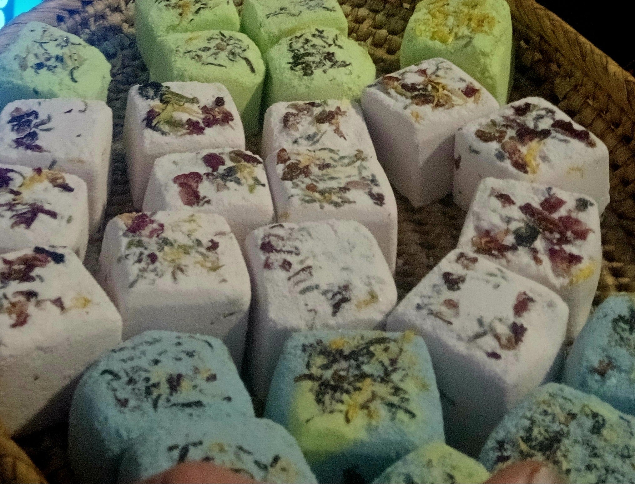 Shower steamer and bath bomb trio packs