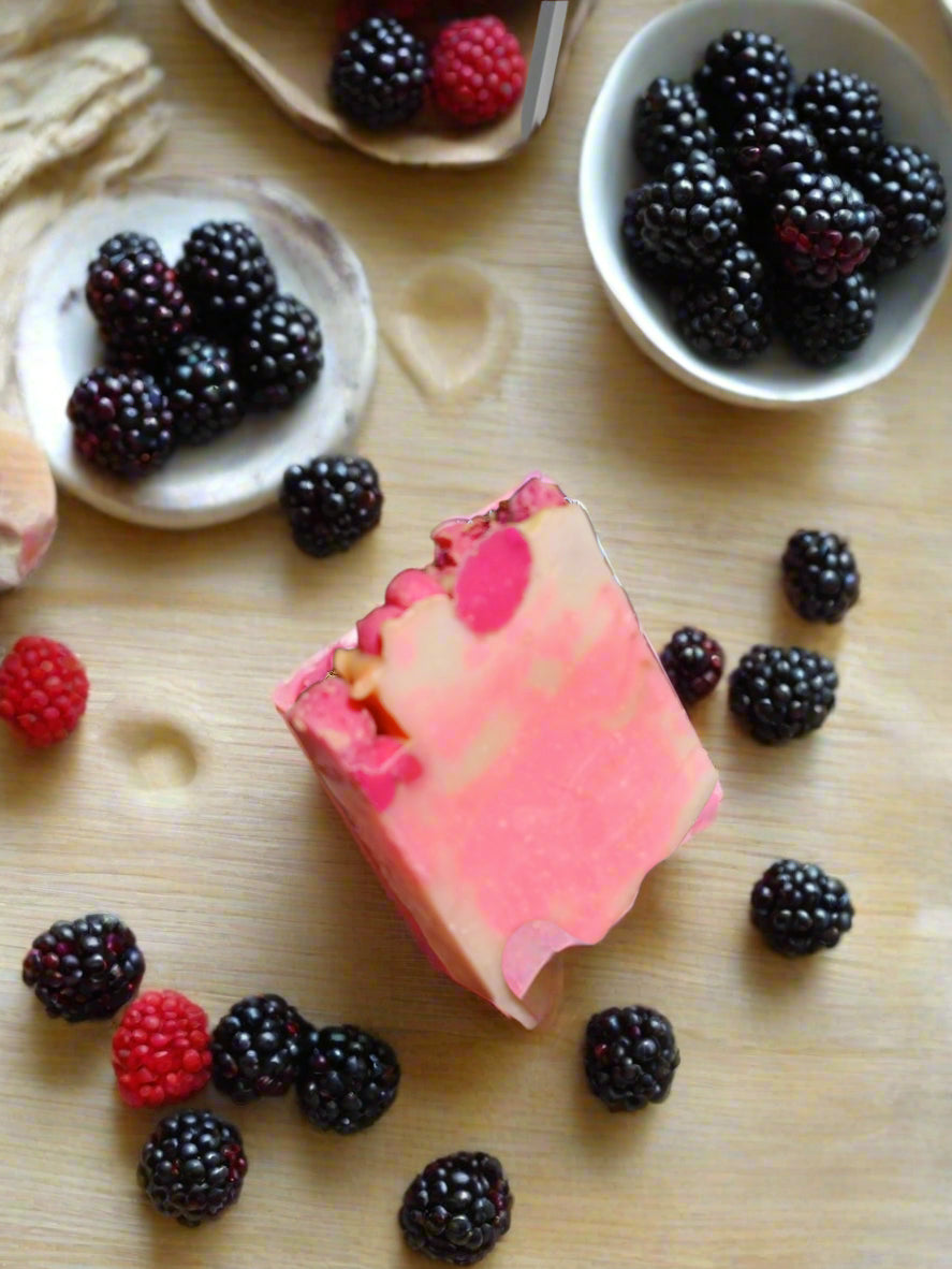 Berry Queen soap with strawberries and cream fragrance