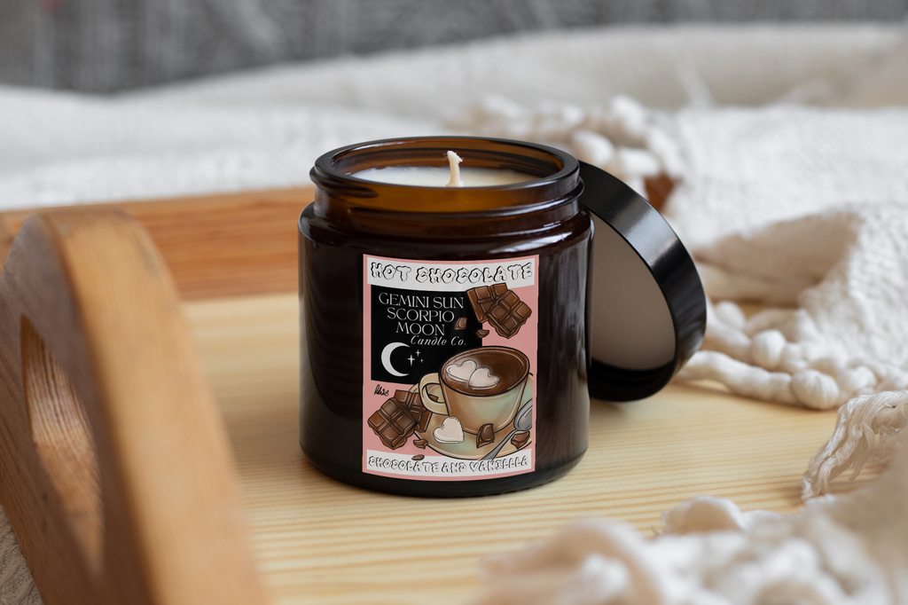 Homey Amber candles with lid 250ml