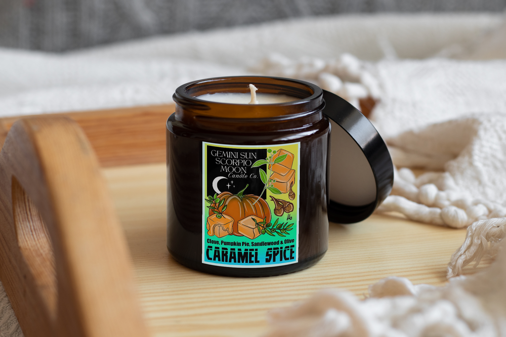 Homey Amber candles with lid 250ml