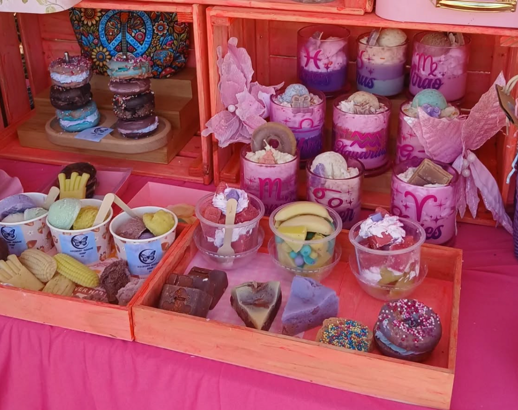 Handmade artisan food soaps