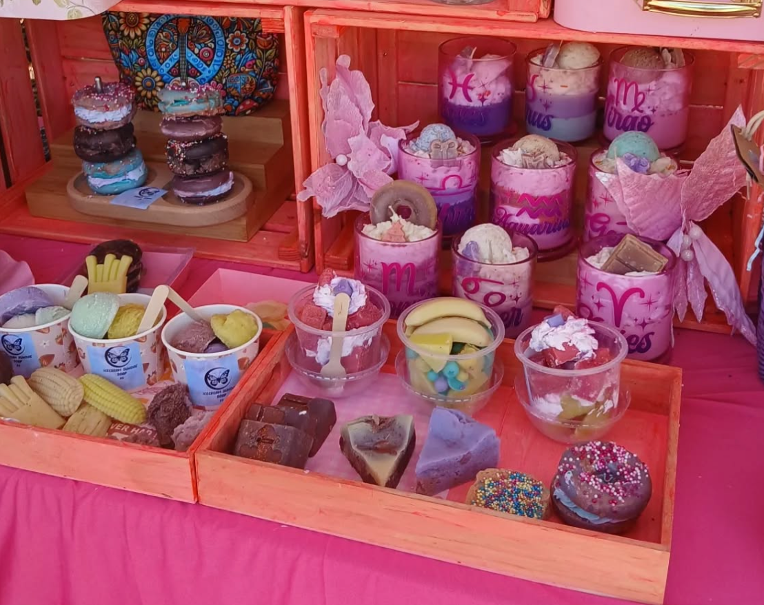 Handmade artisan food soaps