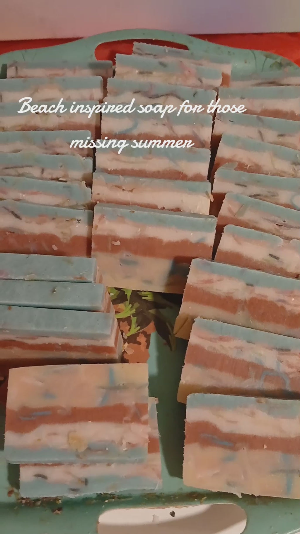 Scents of summer beach soap Goats milk